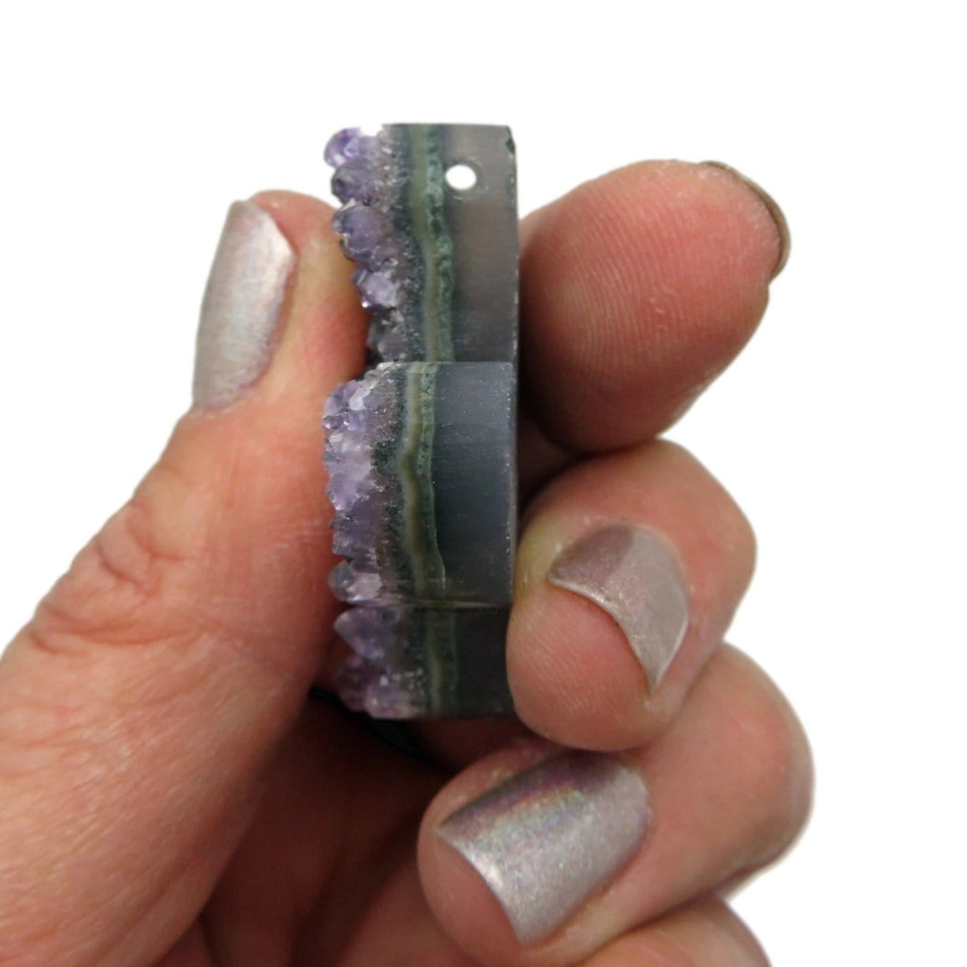 Raw Carved Amethyst Cactus