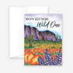 Wild One Birthday Card
