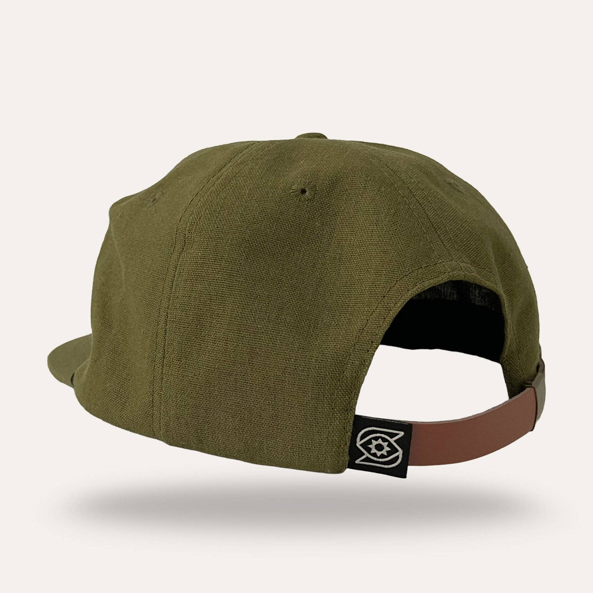 Groovy Mushroom Hat - Olive Hemp