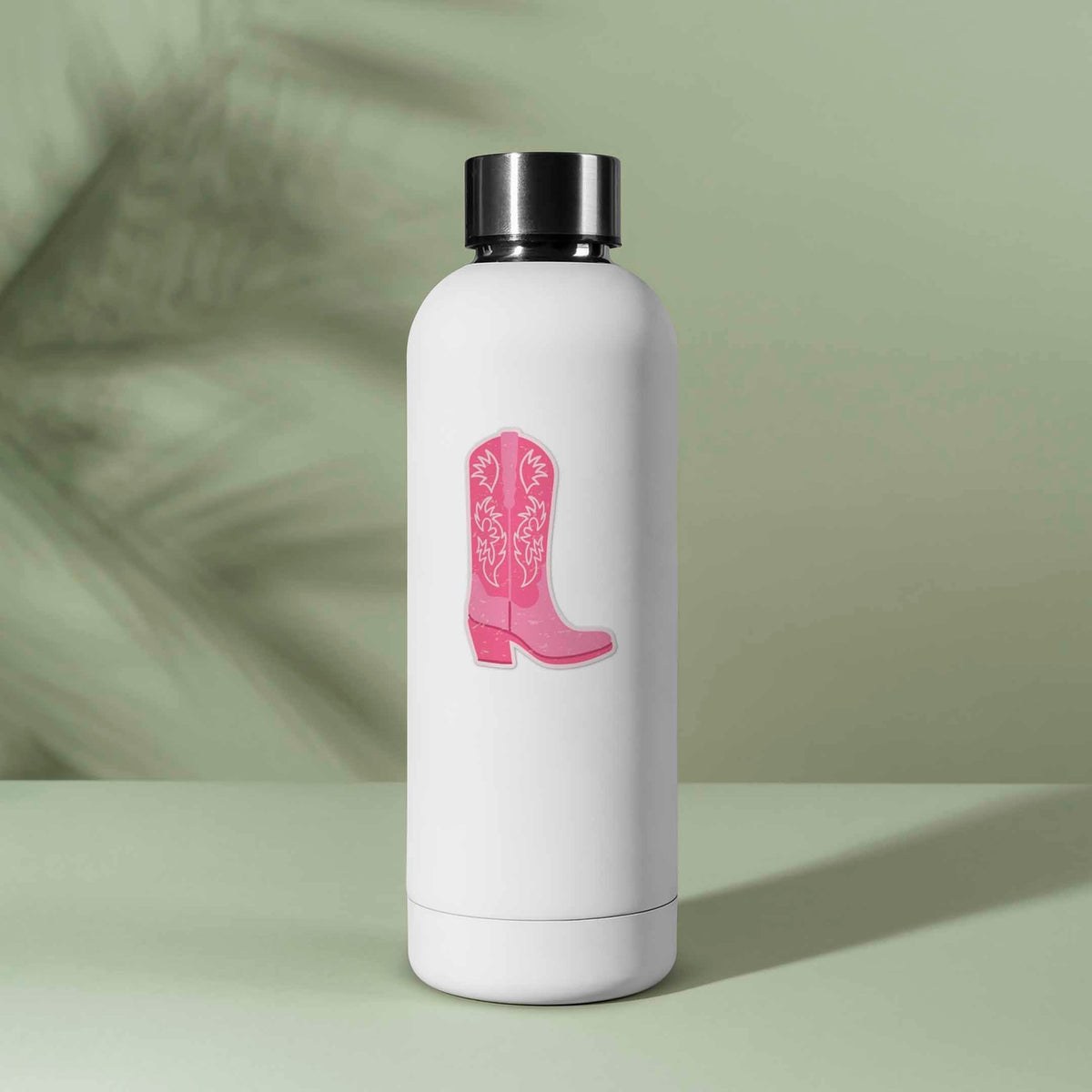 Pink Cowboy Boots Cowgirl Sticker