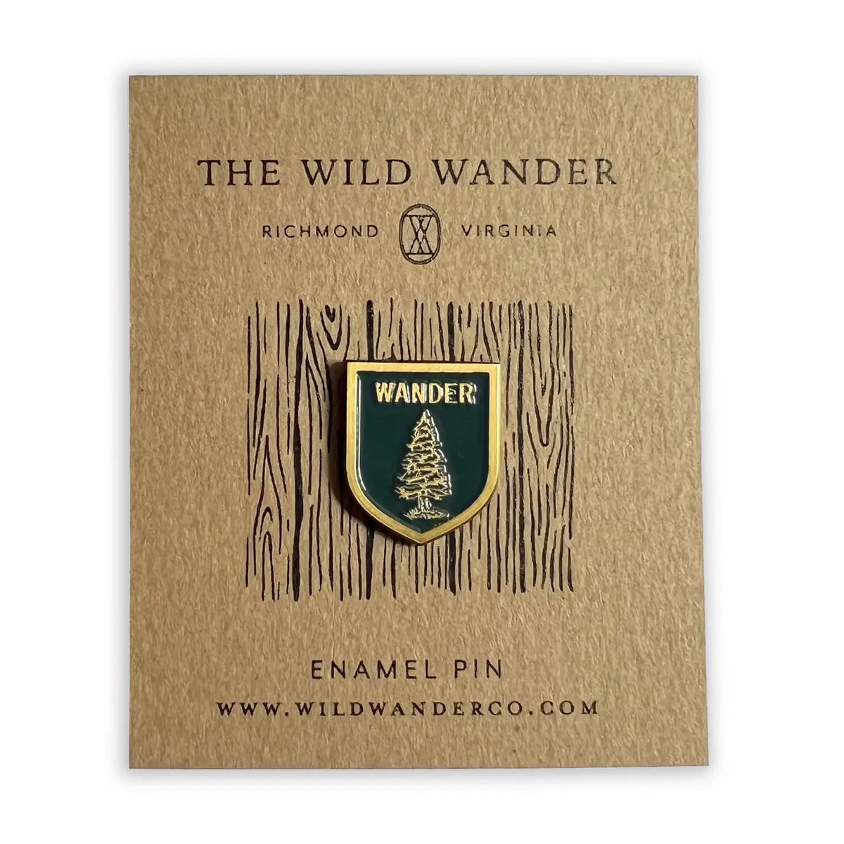 Wander Enamel Pin