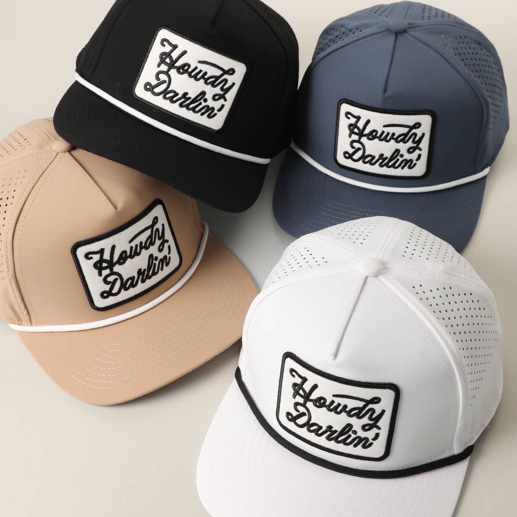 Howdy Darlin' Embroidered Patch Hat
