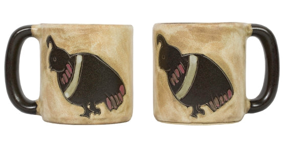 Quail Round Stoneware Mug