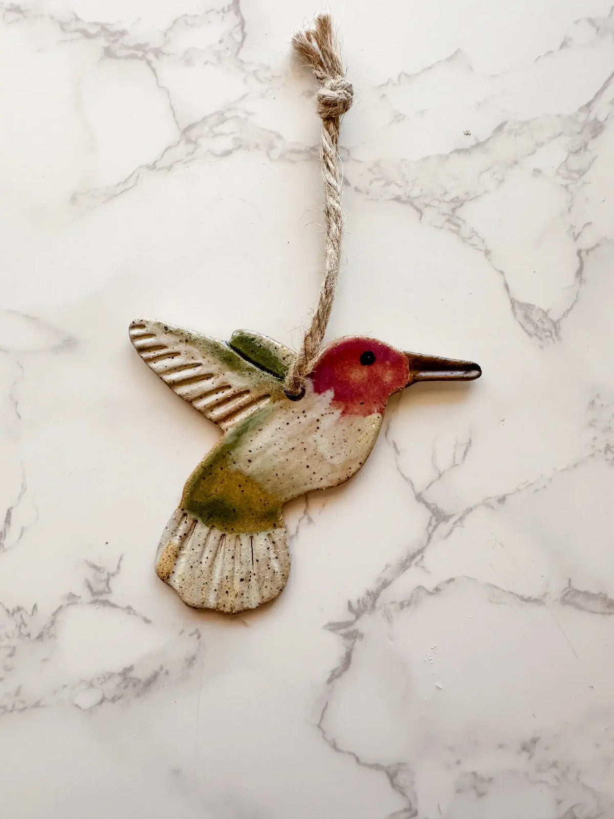 Hummingbird Ceramic Ornament