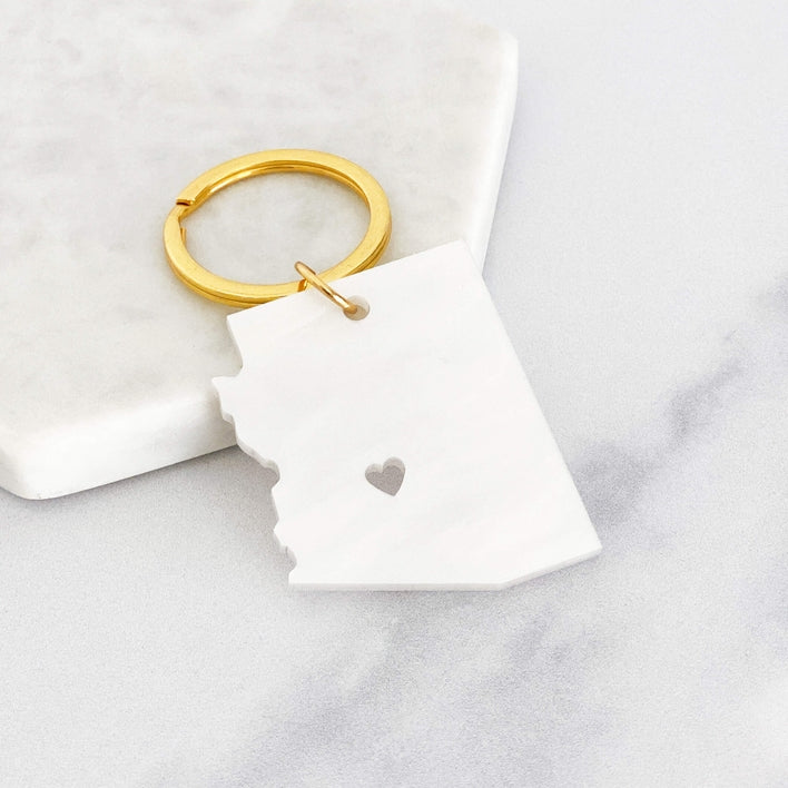 Acrylic Arizona Keyring