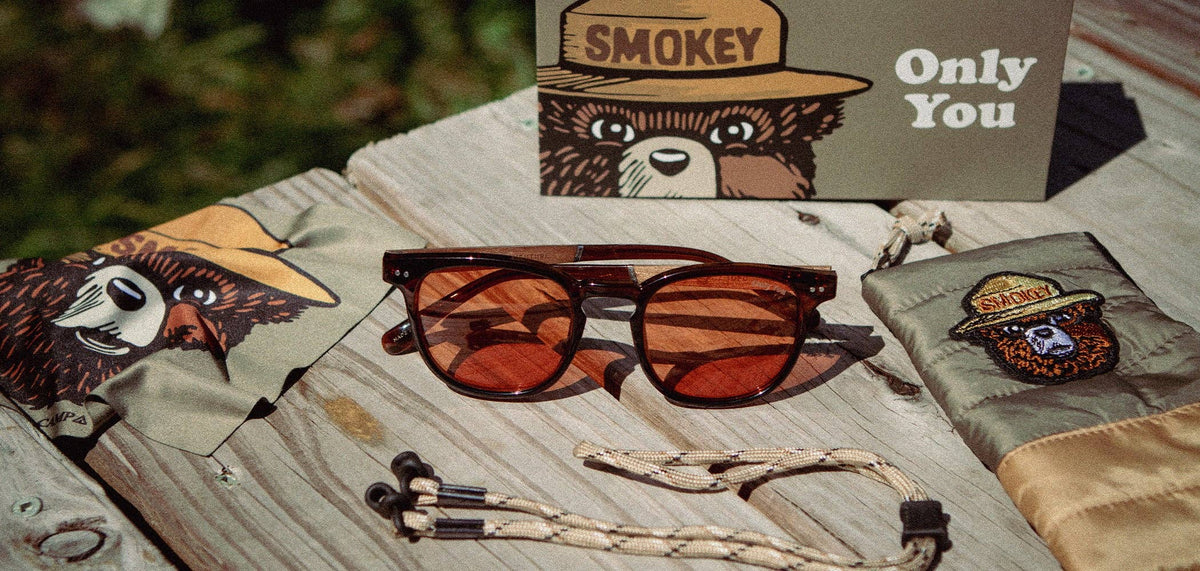 CAMP Topo Sunglasses - Clay Amber Smokey Bear