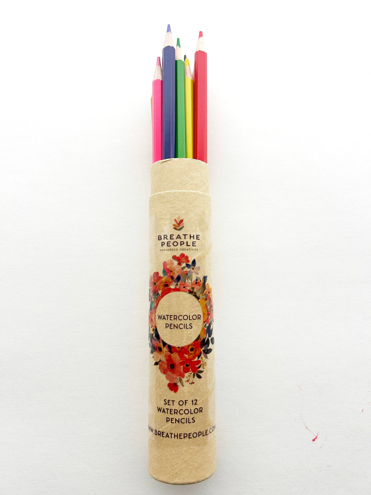 12-Color Watercolor Pencils - Beginner-Friendly Art Supplies