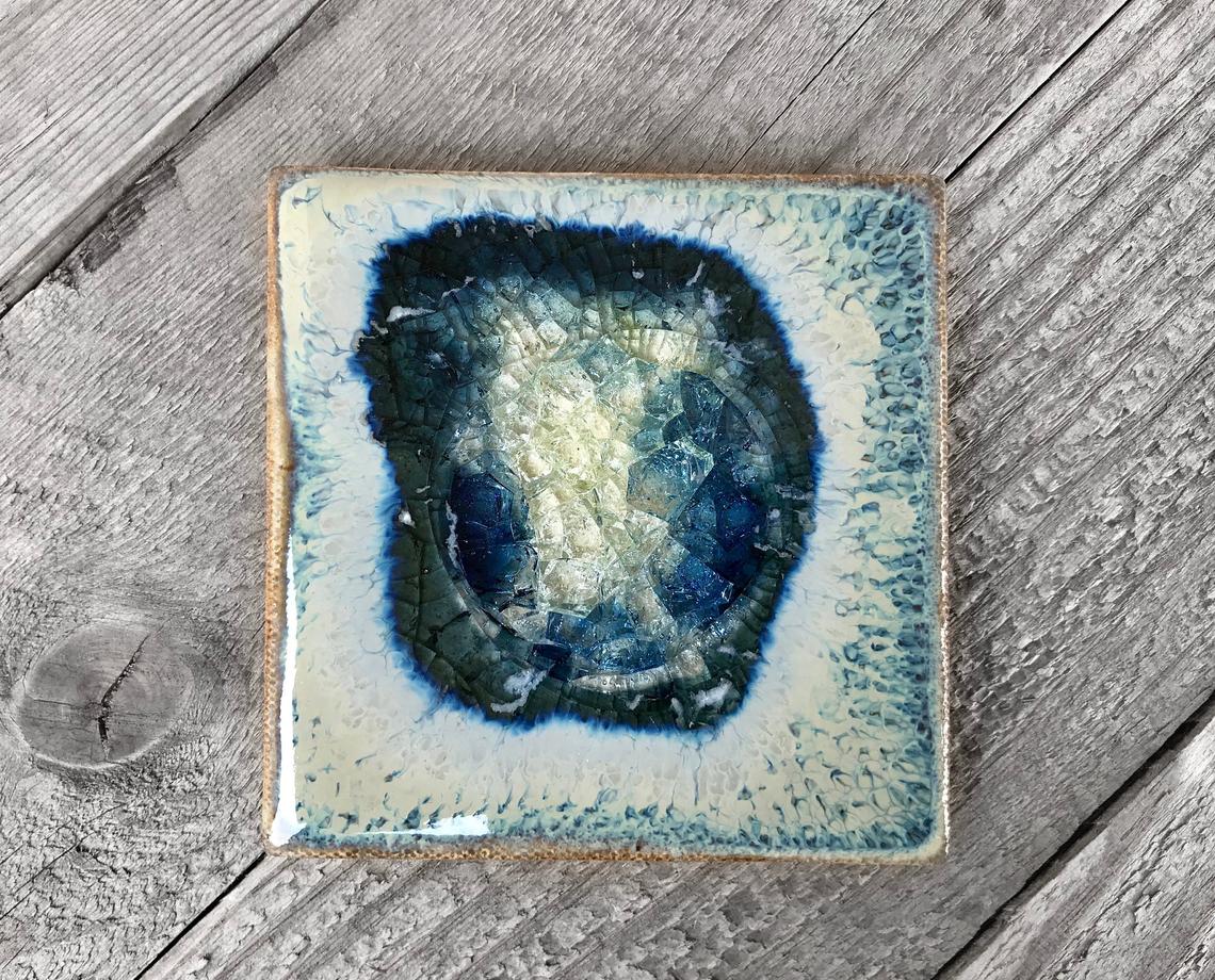 Stoneware & Glass Coaster