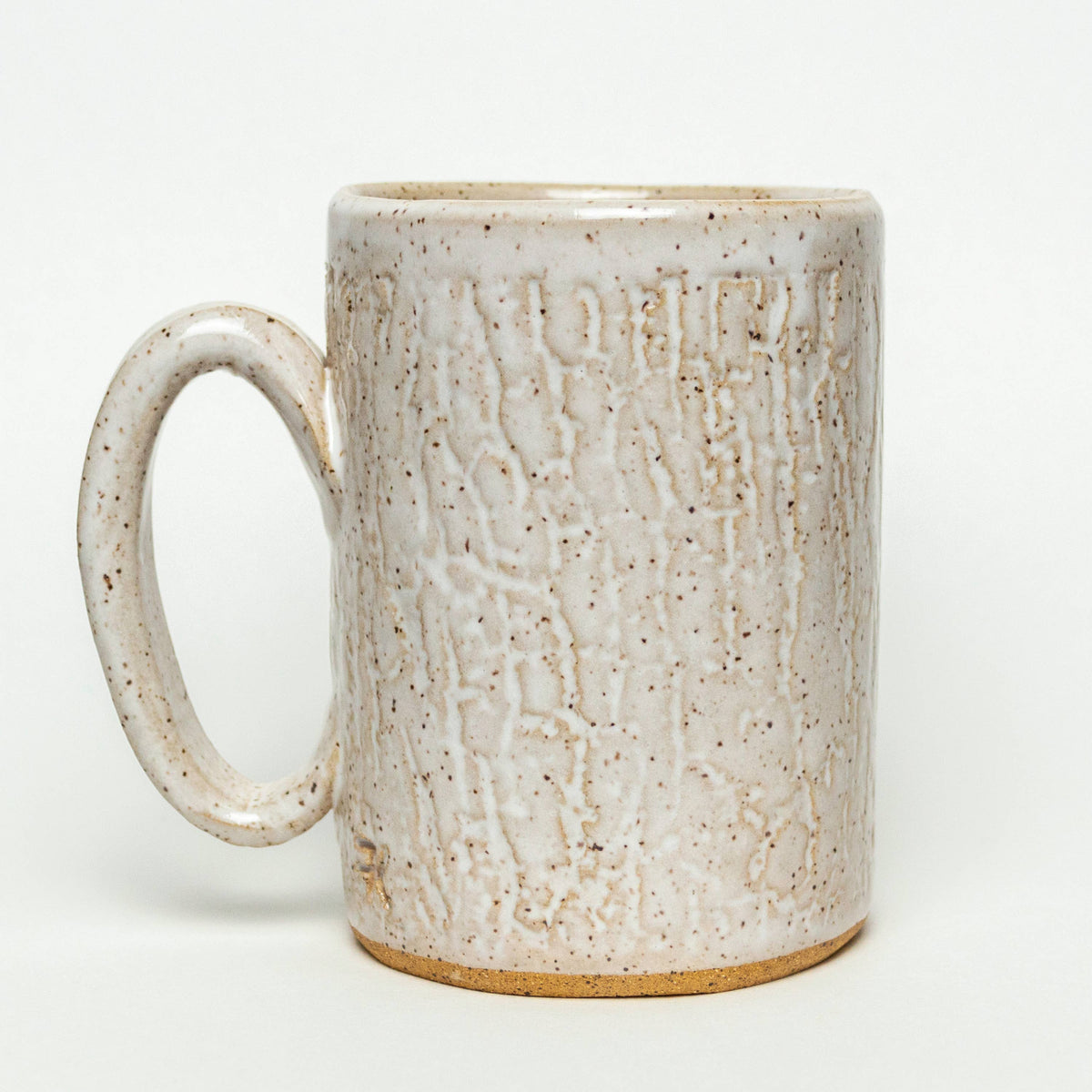 Sasquatch Handmade Ceramic White 14oz Mug