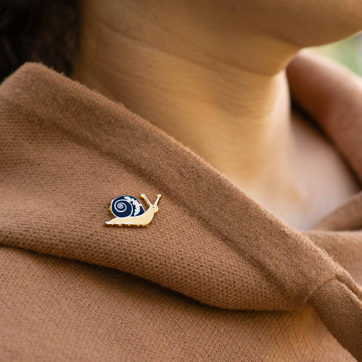 Garden Snail Pin