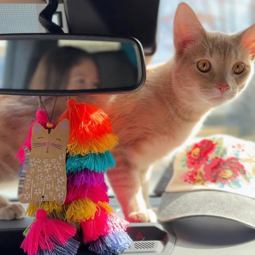 Car Air Freshener - Daisy Cat