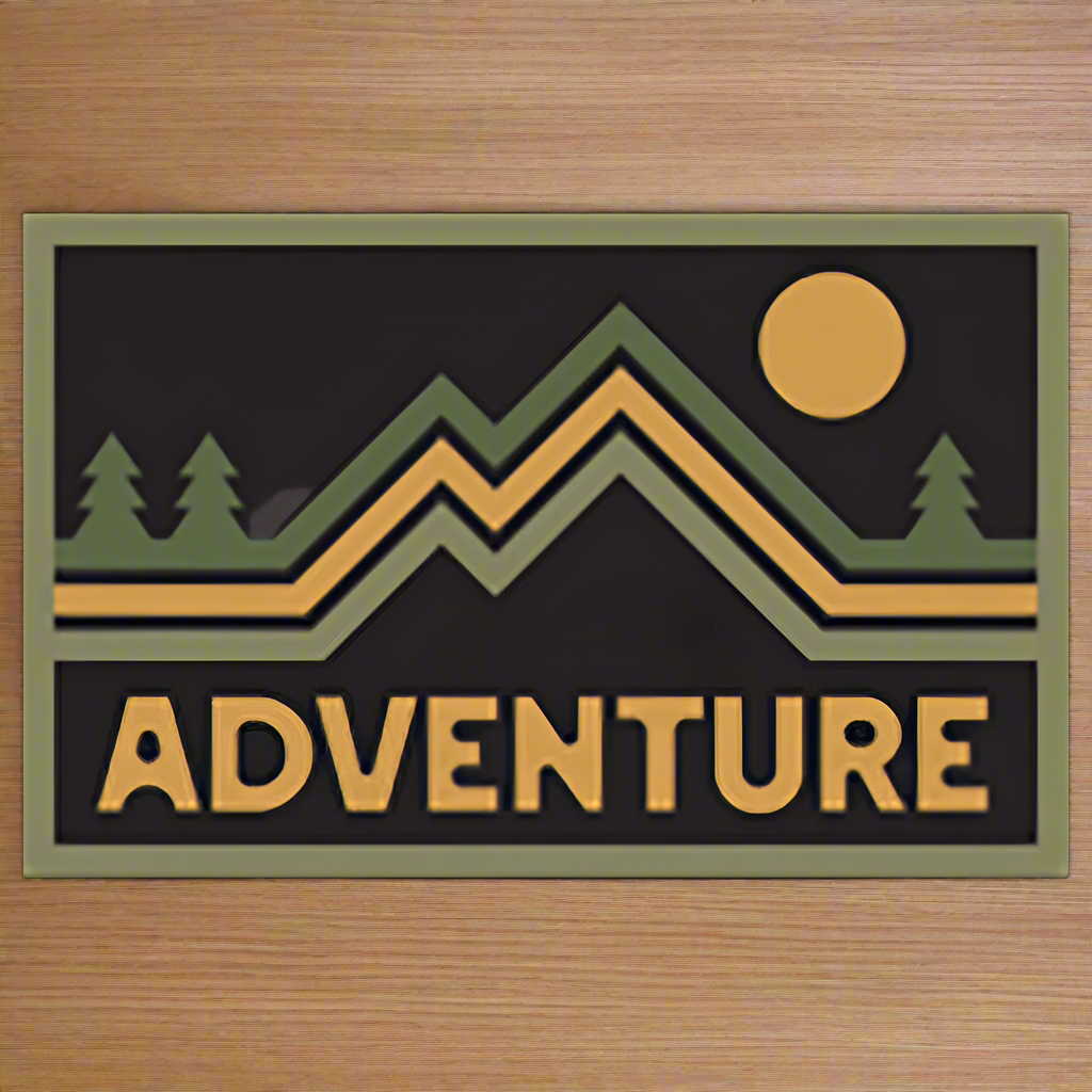 Adventure Mountain & Sunset Sticker