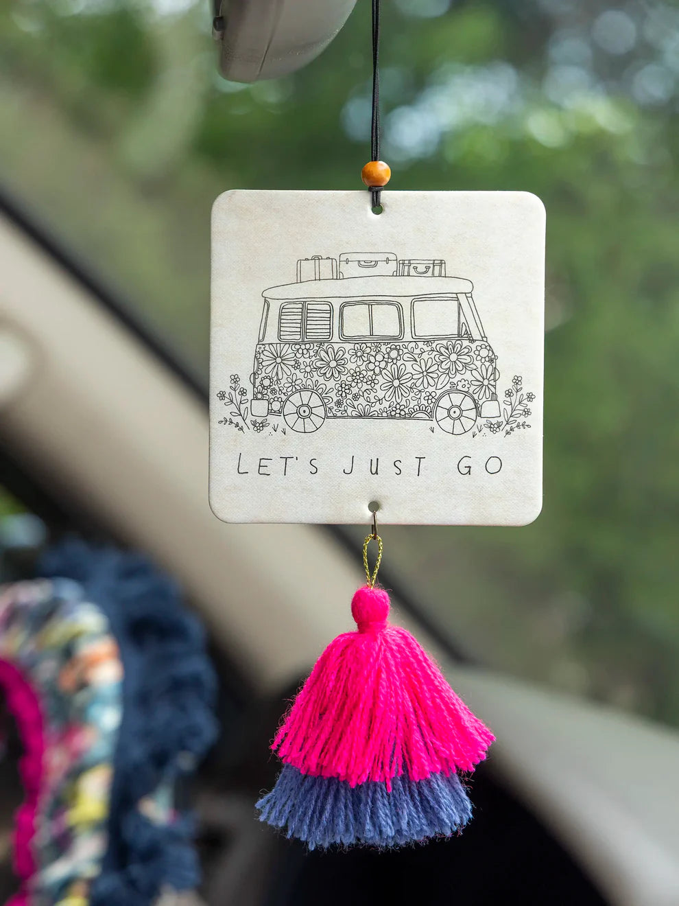 Car Air Freshener - Let's Just Go