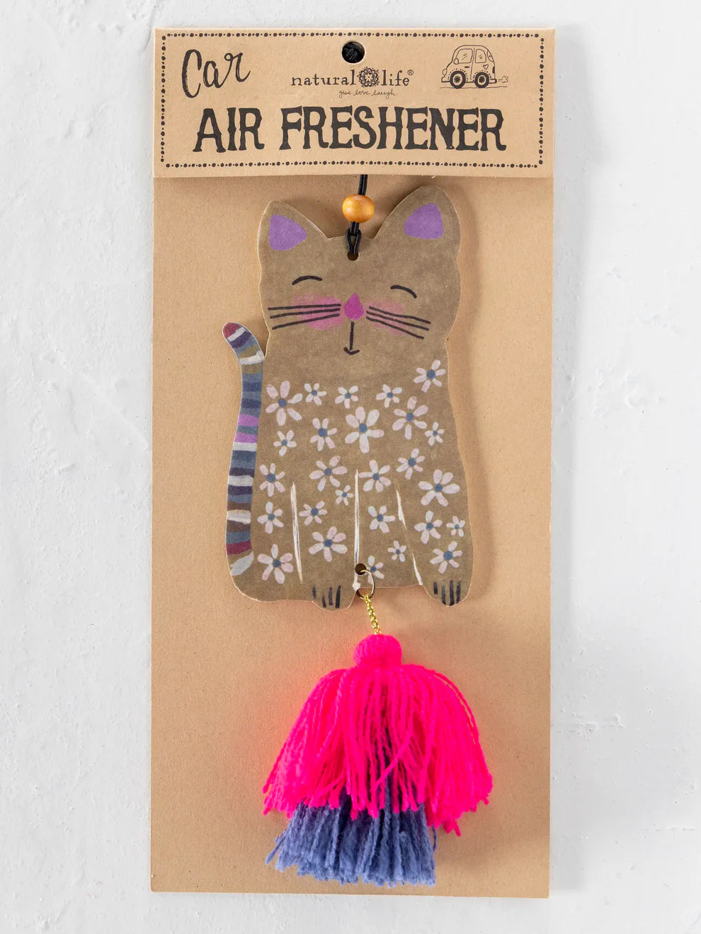 Car Air Freshener - Daisy Cat