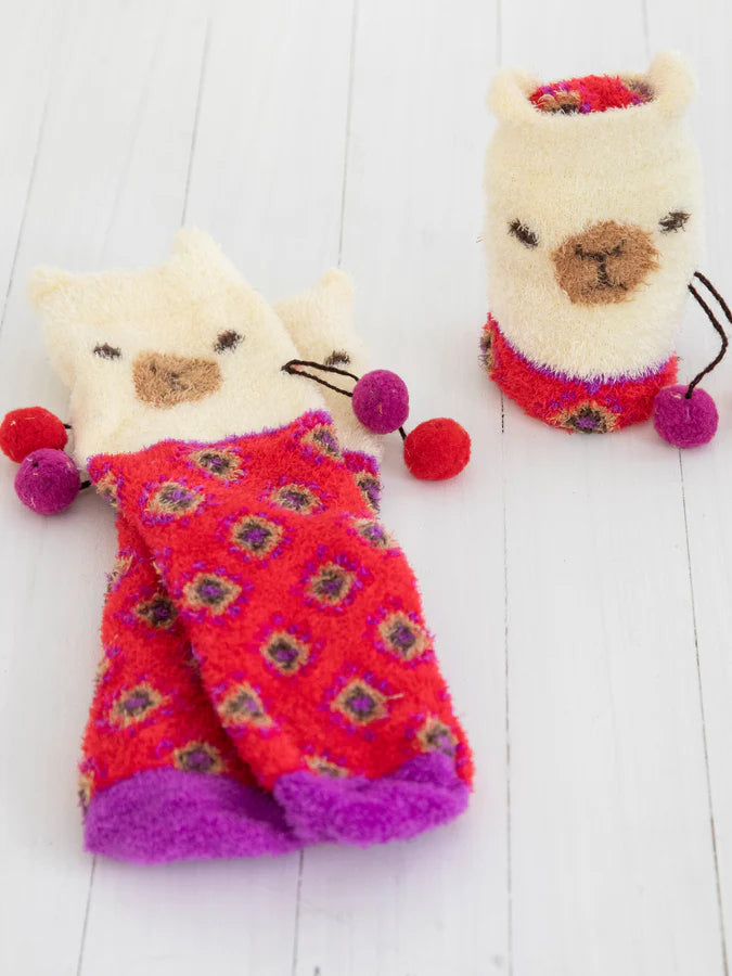 Cozy Llama Socks
