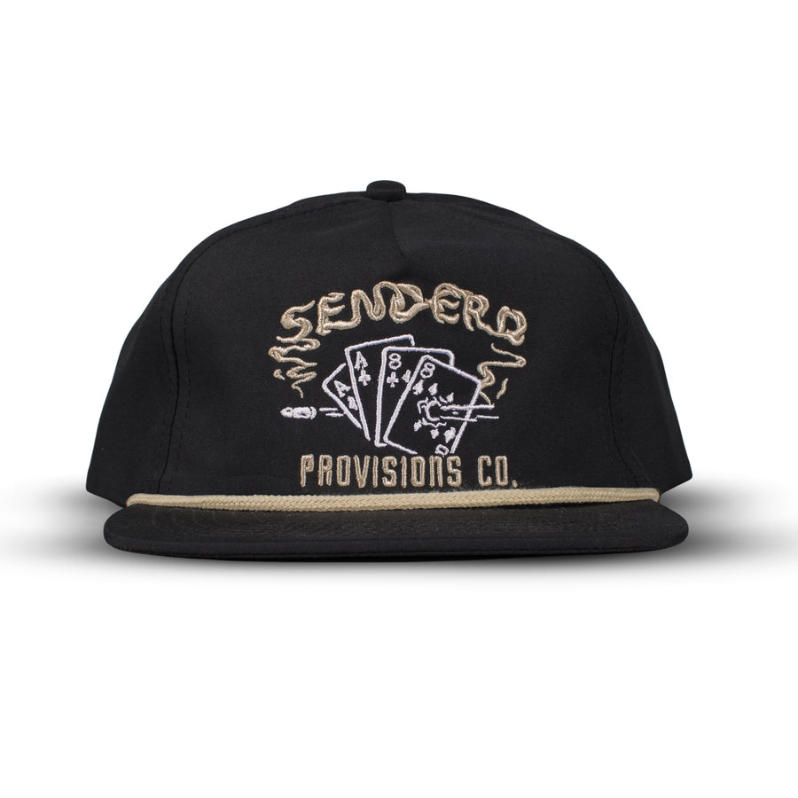 Dead Man's Hand Flat Brim Hat