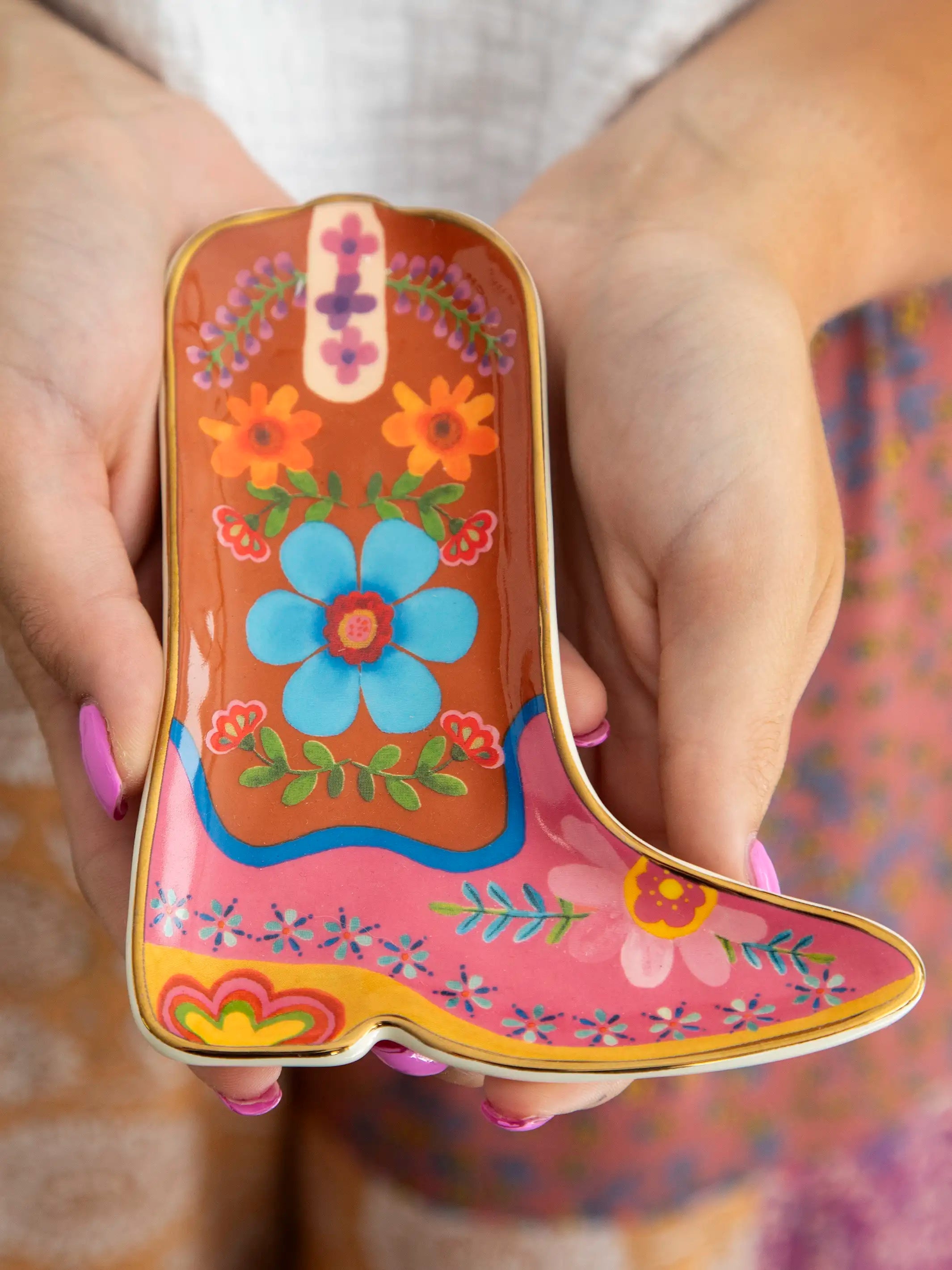 Boot Ceramic Trinket Dish