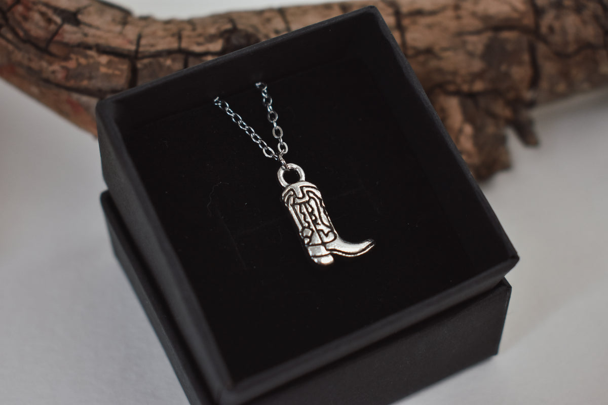 Cowgirl Boot Necklace