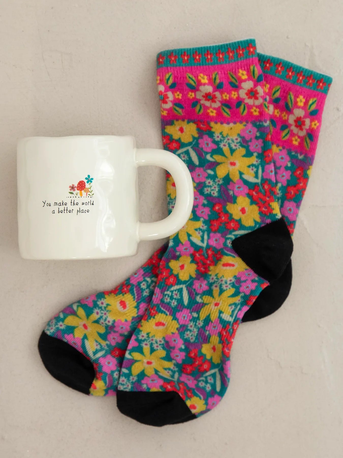 Mug & Sock Set - You Make the World a Better Place