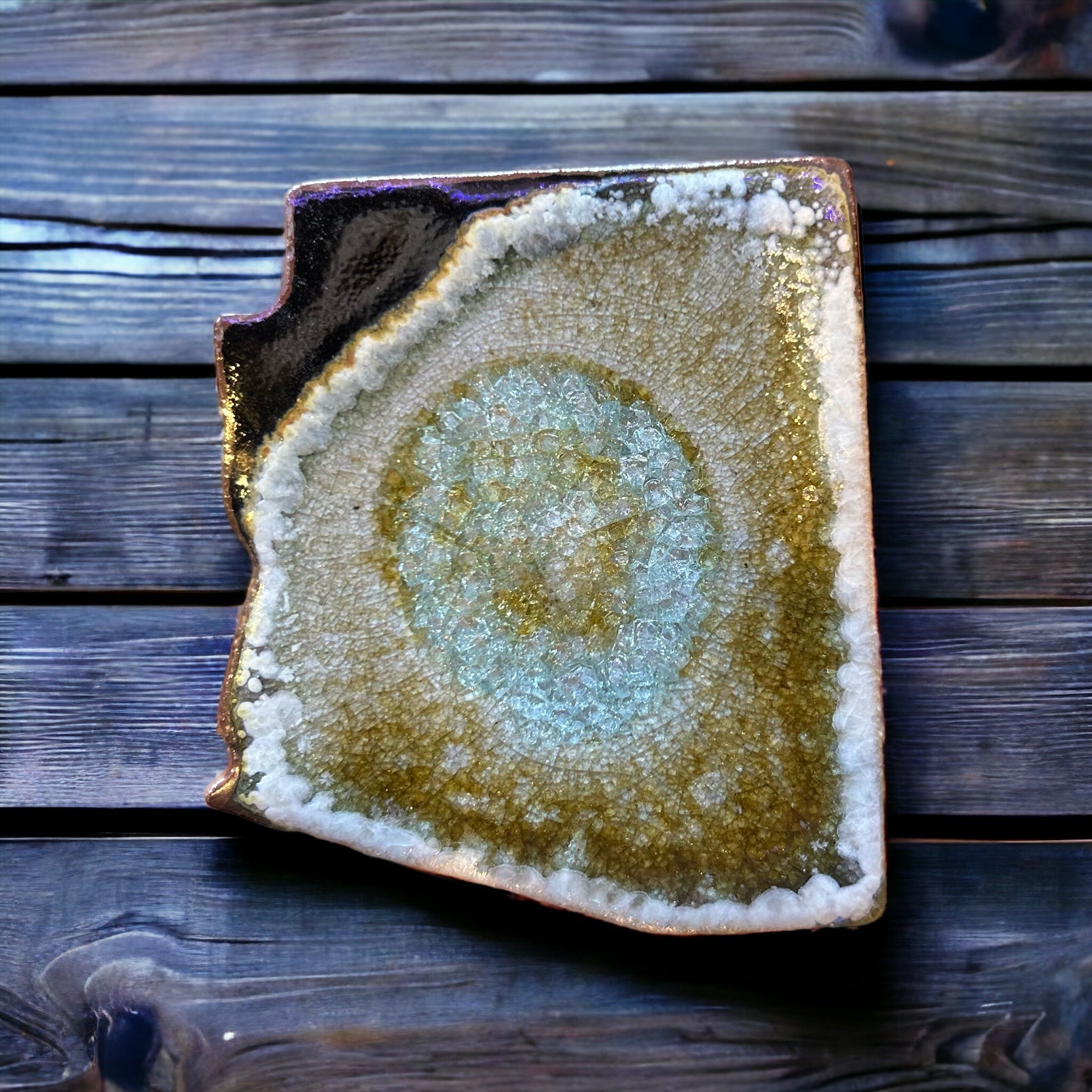 Stoneware & Glass Arizona Coaster