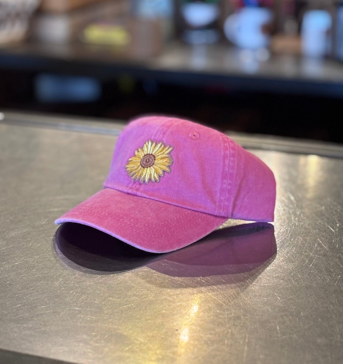Sunflower Kids Hat - Pink