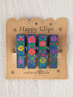 Indigo Folk Flowers - Happy Clips