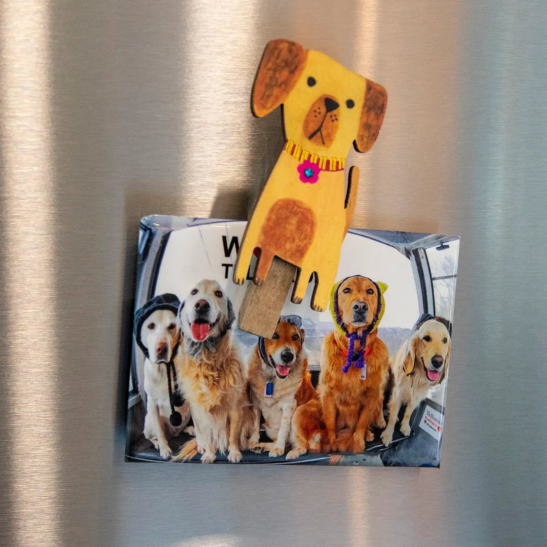 Magnetic Dog Happy Clips