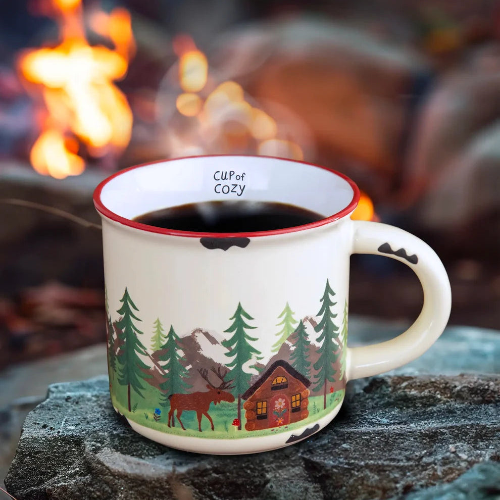 Camp Coffee Mug - Cozy Cabin Cup of Cozy