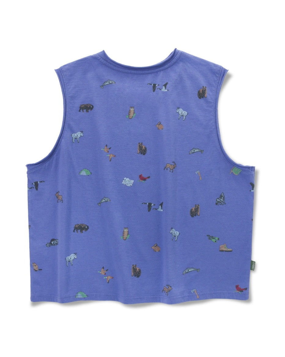 Naturalist Club Boxy Tank Top