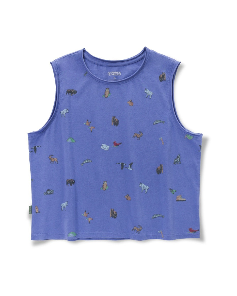 Naturalist Club Boxy Tank Top