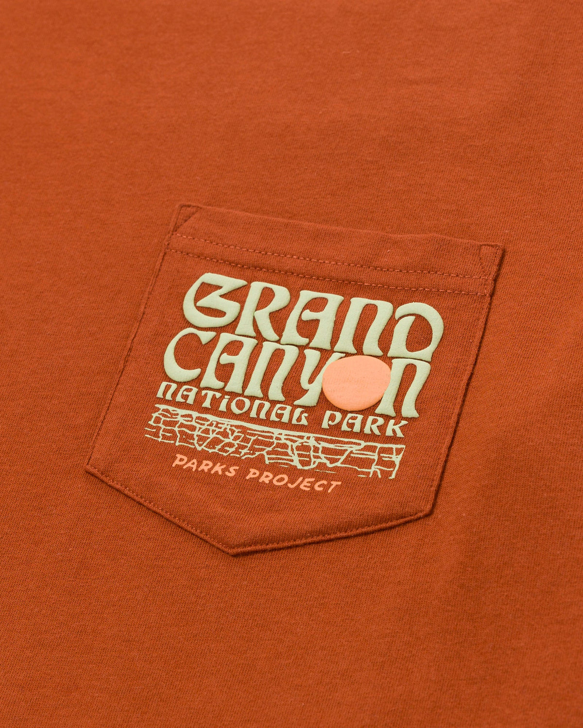 Grand Canyon Puff Print Pocket Tee