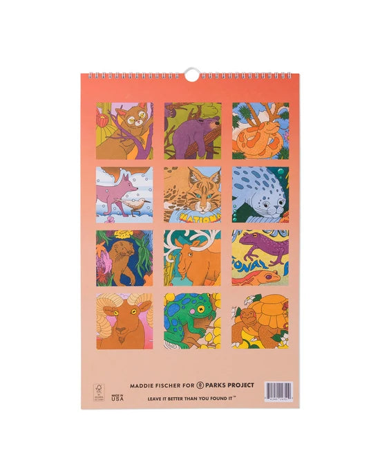 Wild Parks 2027 Wall Calendar