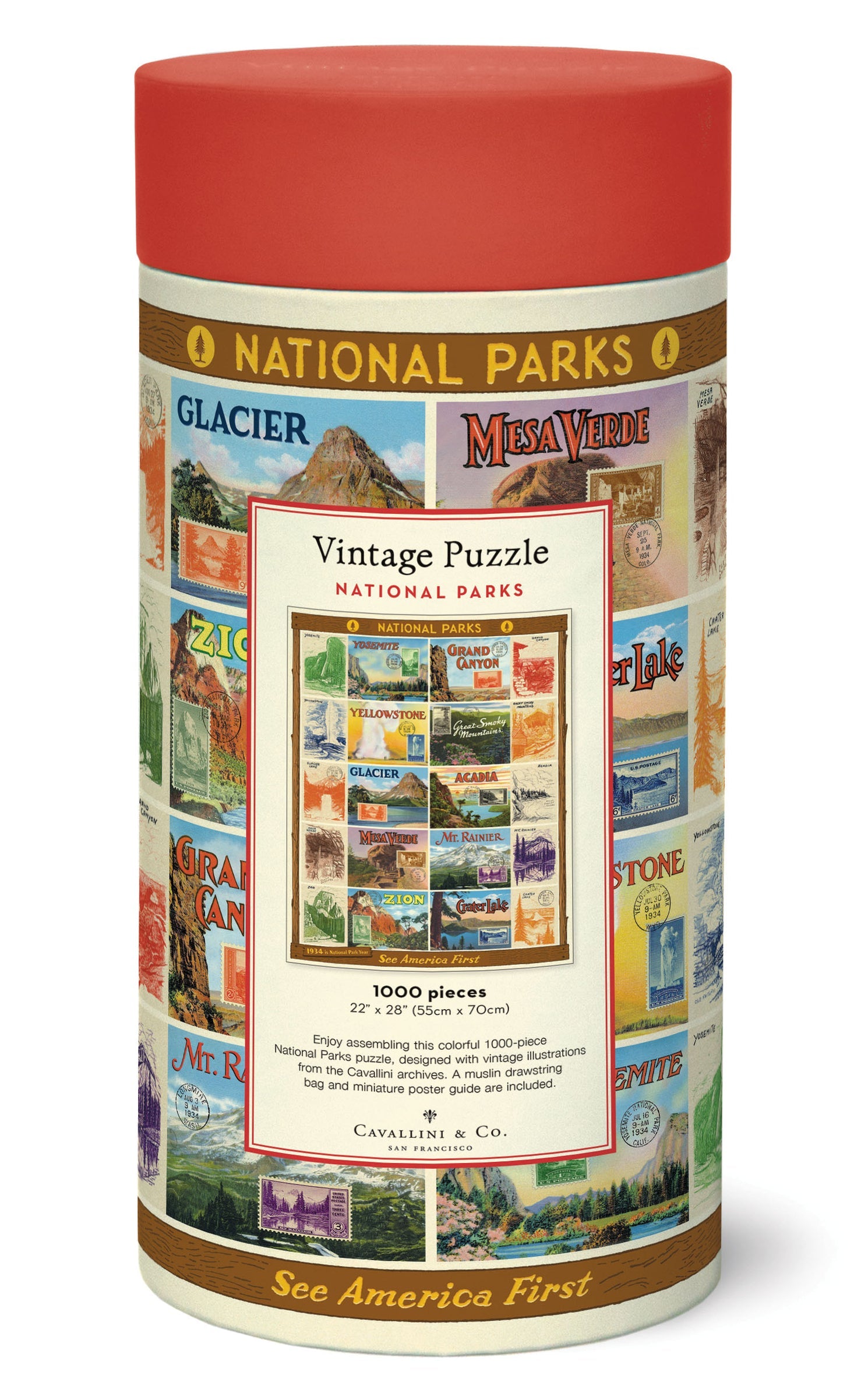 National Parks 2 Vintage Puzzle