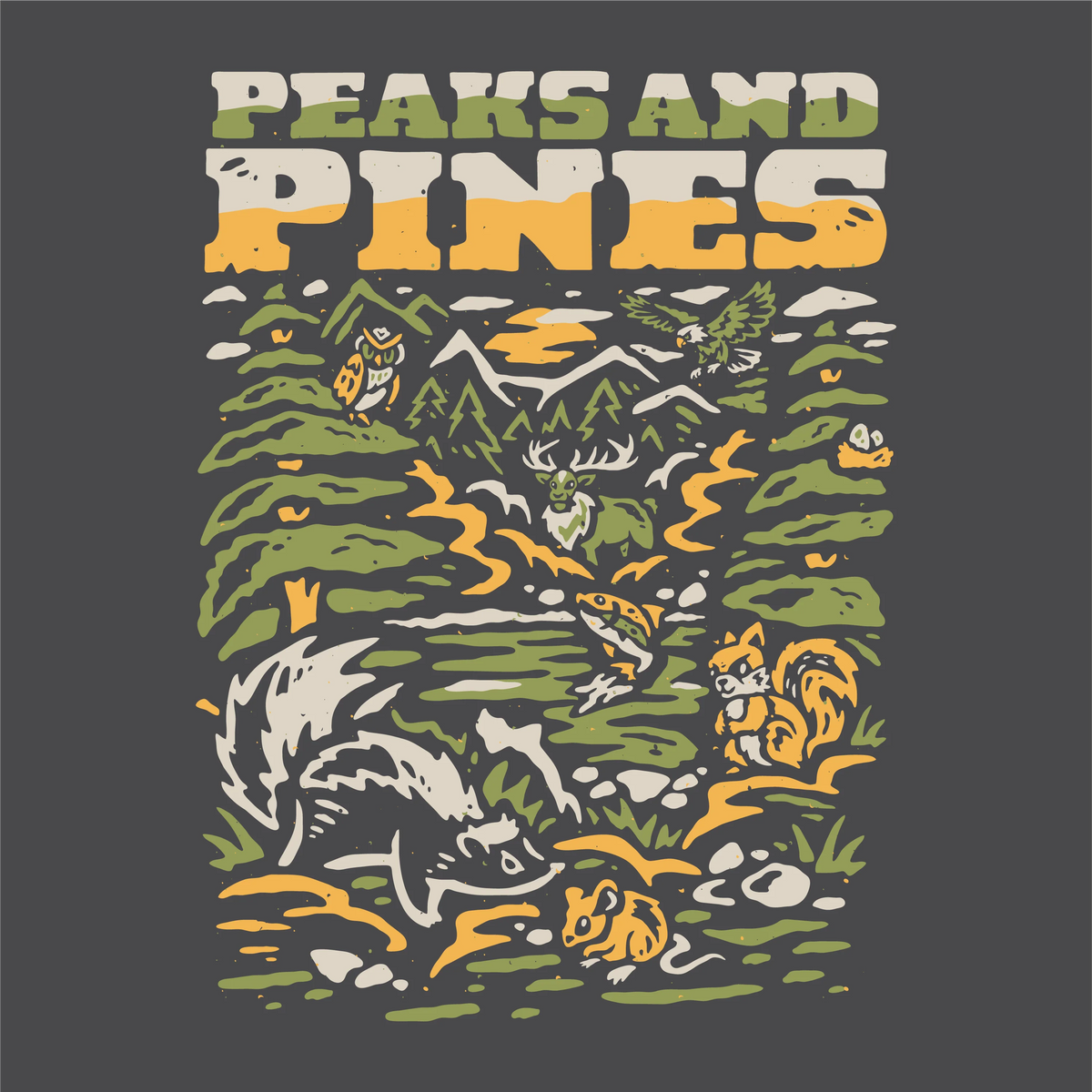 Peaks and Pines Unisex Tee