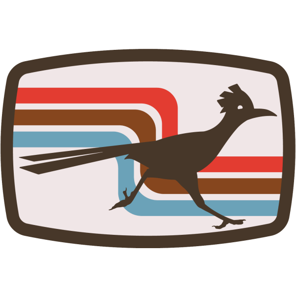 70s Retro Roadrunner Sticker
