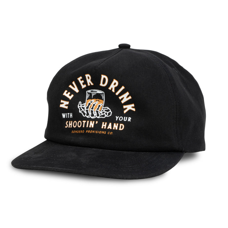 Shootin' Hand Flat Brim