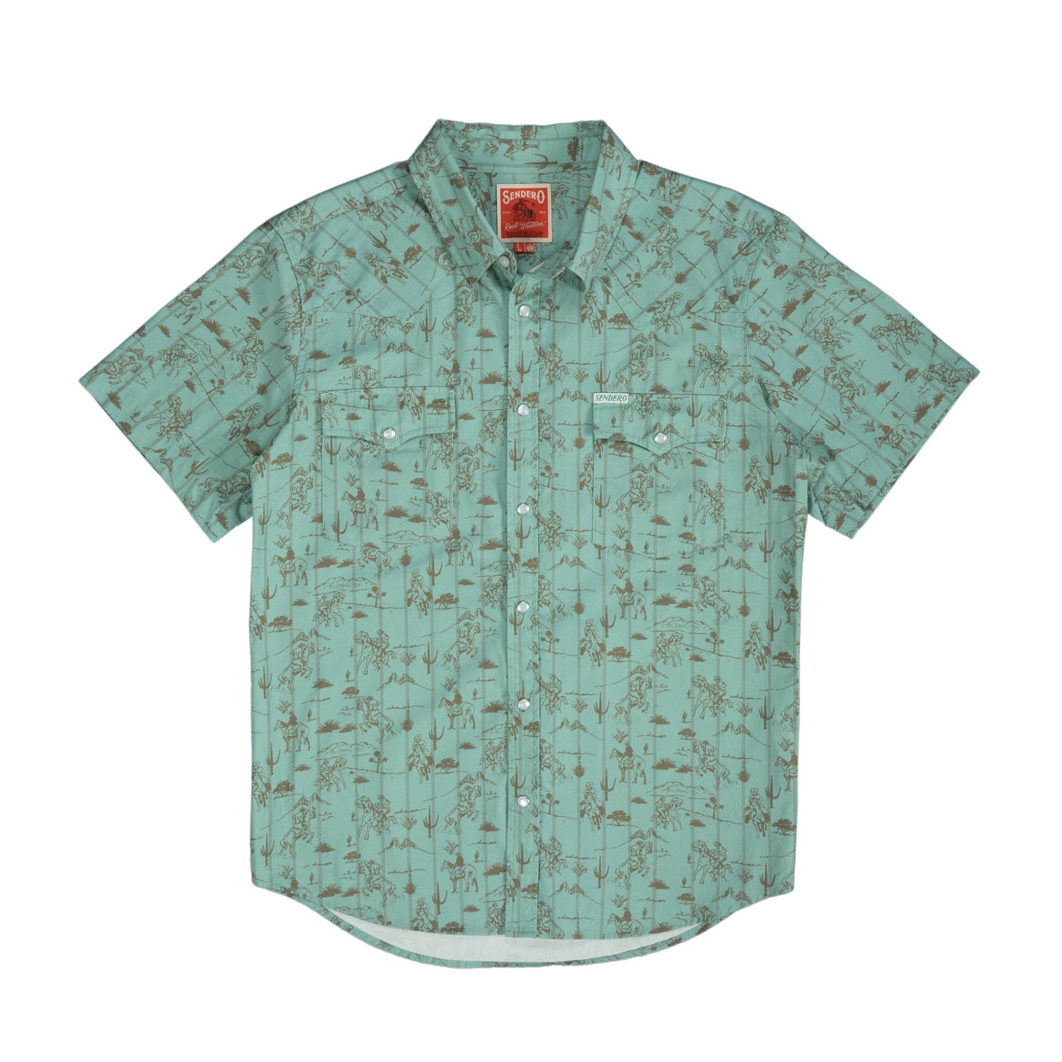 Serape Pearl Snap Short Sleeve - Desert Rodeo - Final Sale