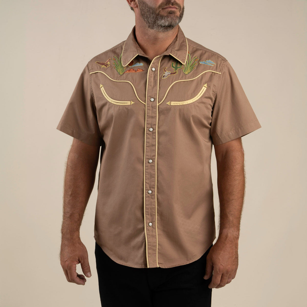 The Prescott Western Button Up Sleeve Shirt