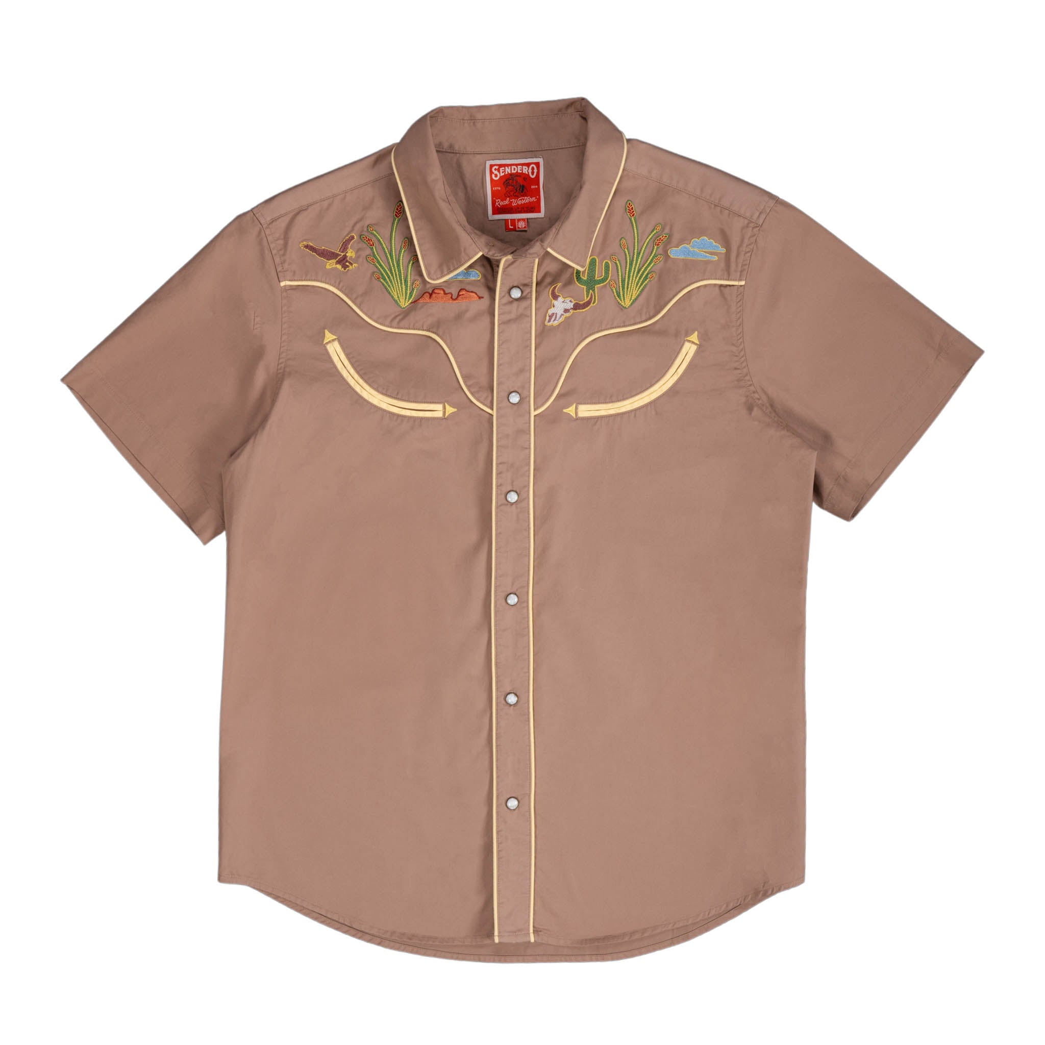 The Prescott Western Button Up Sleeve Shirt
