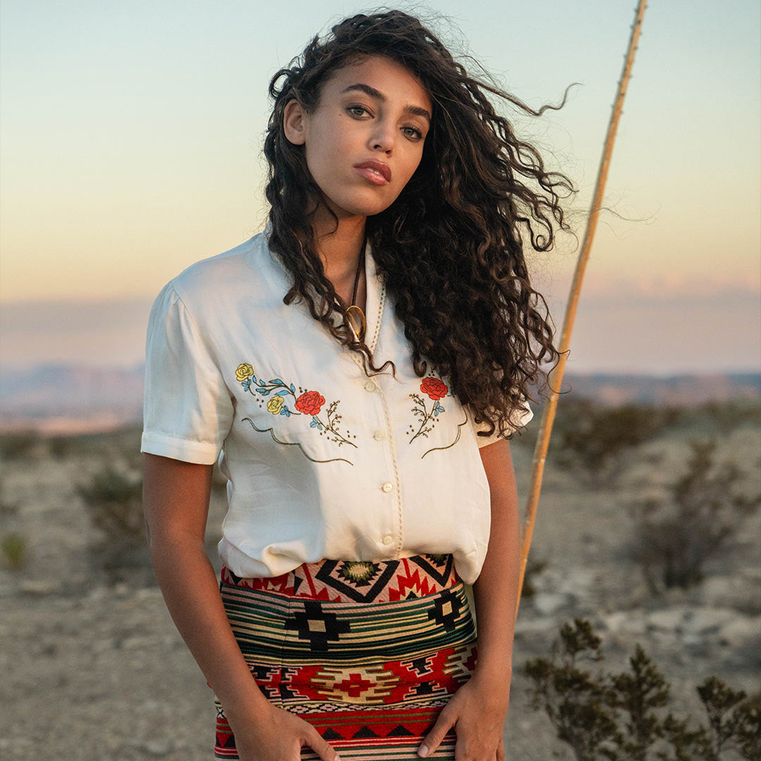 Prairie Rose Lace Blouse