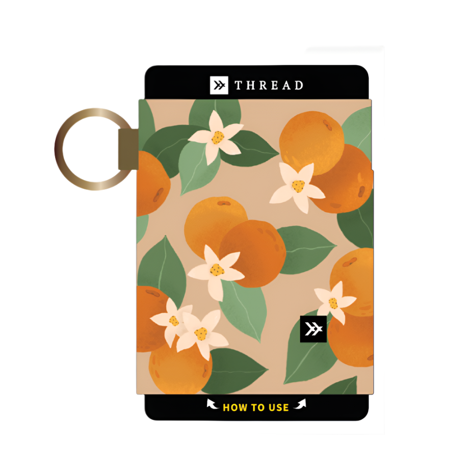 Thread Patterned Elastic Wallet