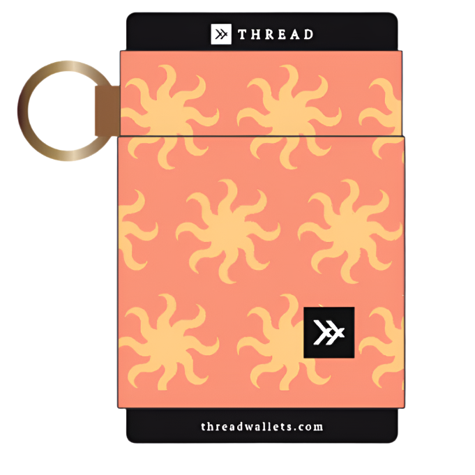 Thread Patterned Elastic Wallet