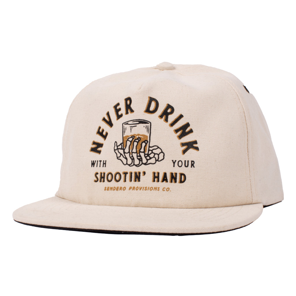 Shootin' Hand Flat Brim