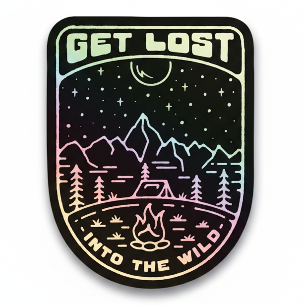 Into the Wild 💿 Holographic 💿 Sticker