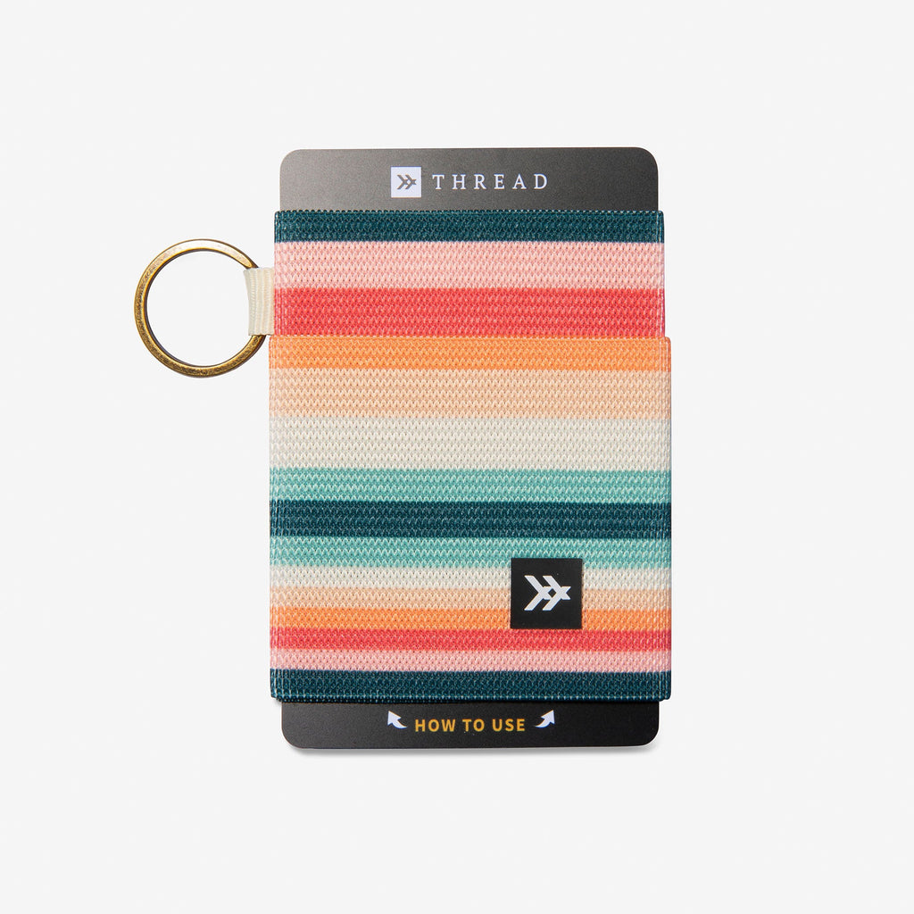 Thread Patterned Elastic Wallet