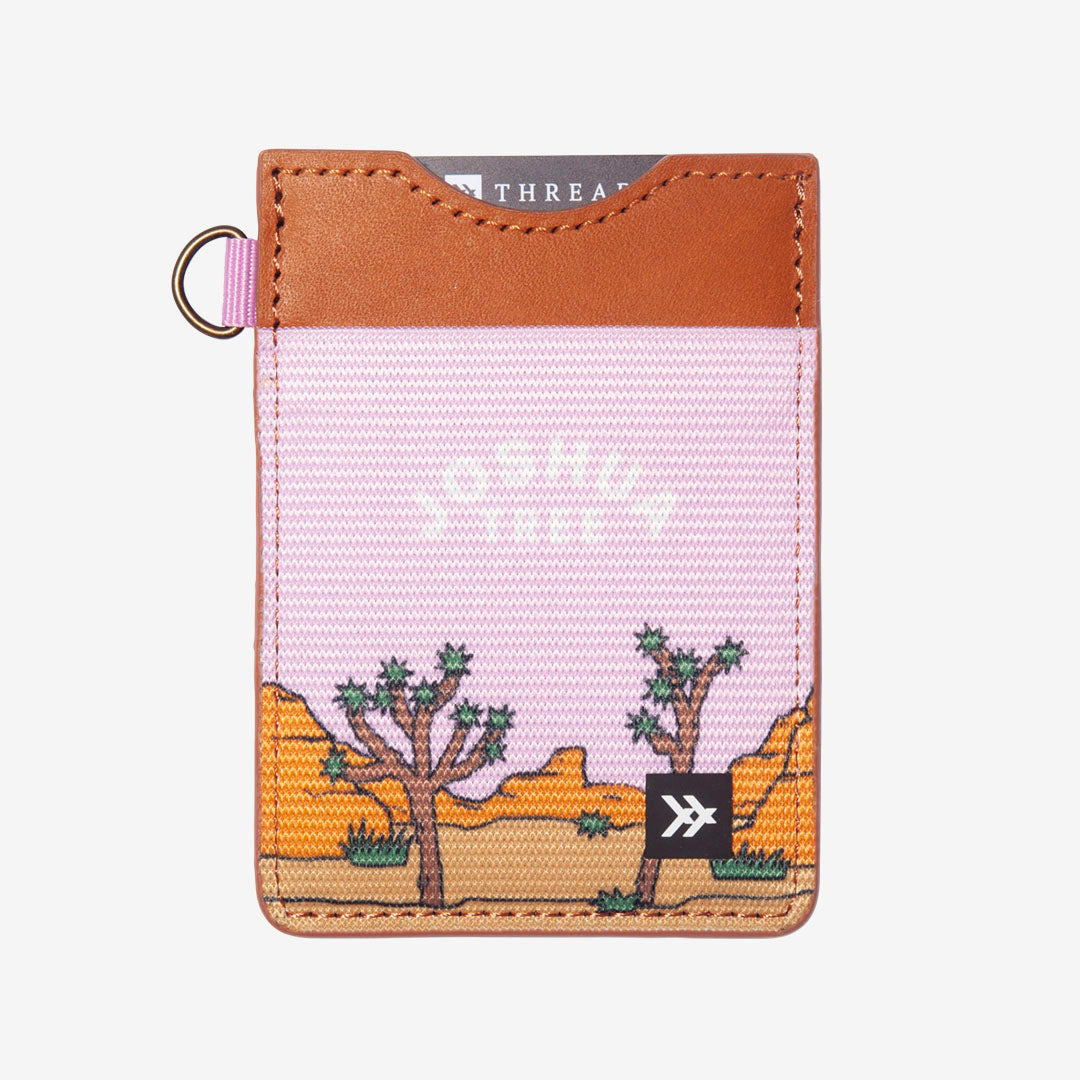 Thread National Parks Vertical Leather Elastic Wallet