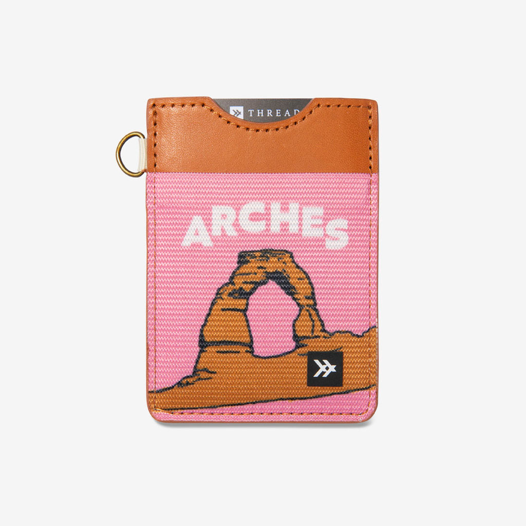 Thread National Parks Vertical Leather Elastic Wallet