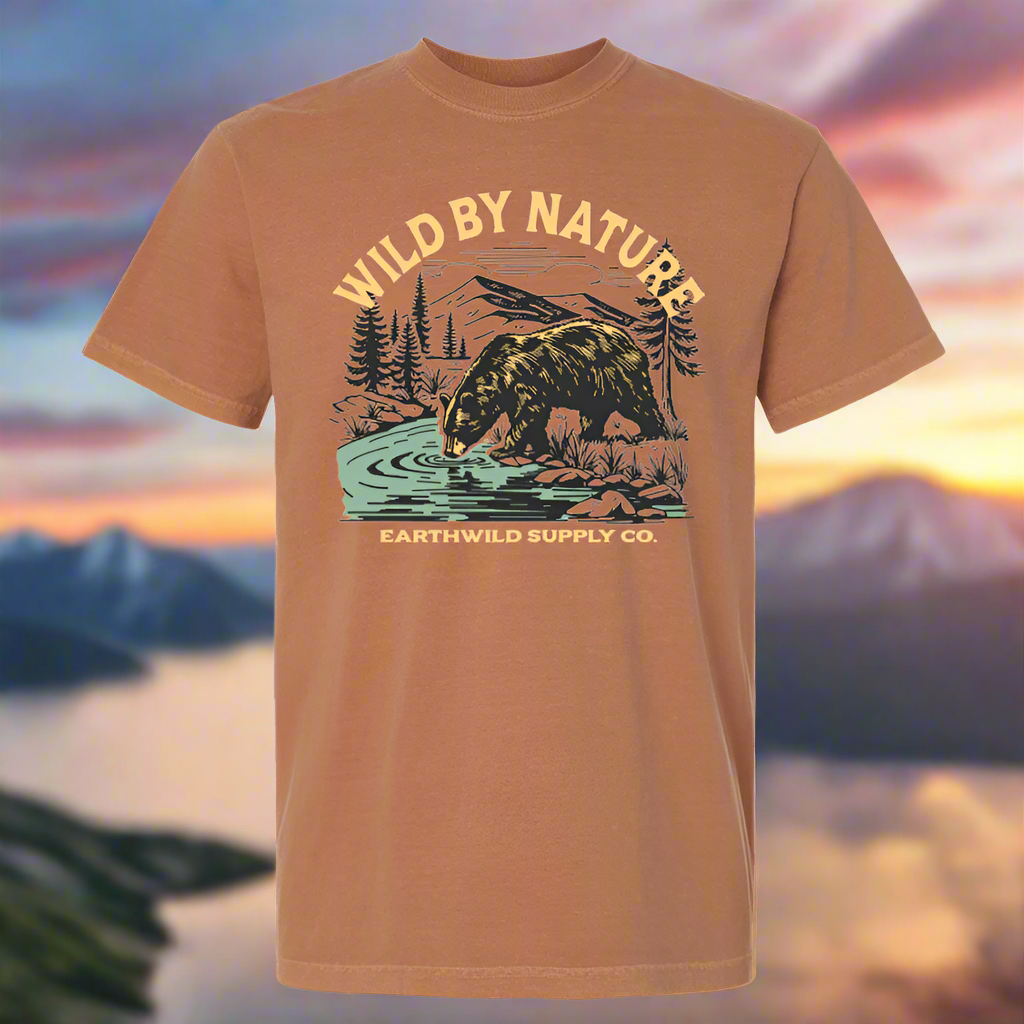 Wild by Nature Unisex Bear Adventure Tee