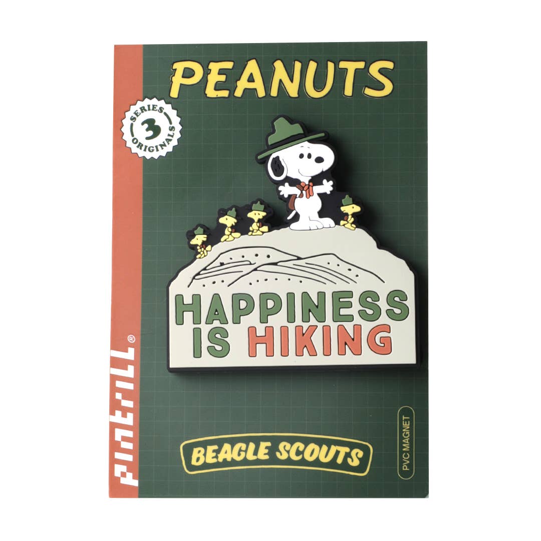 Happiness Is Hiking PVC Magnet