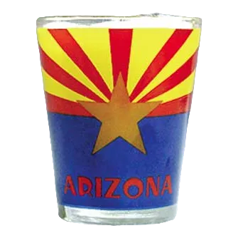Arizona Flag Shot Glass